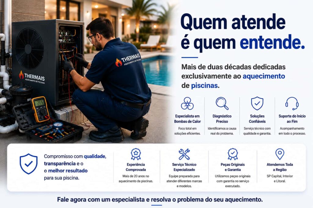 Thermais Aquecimento imagem técnico de bomba de calor
